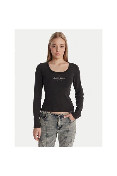 Guess Jeans Bluză de damă W6RP24KA0H1 Gri