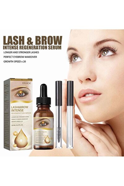 EELHOE Lash & Brow Intense Regeneration Serum, 20ml Eyelash Growth Serum, Gro...