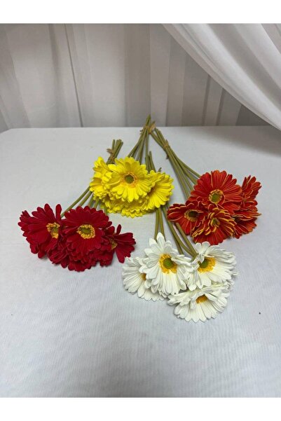 OEM Gerbera Artificiala Spuma 5/set Alb