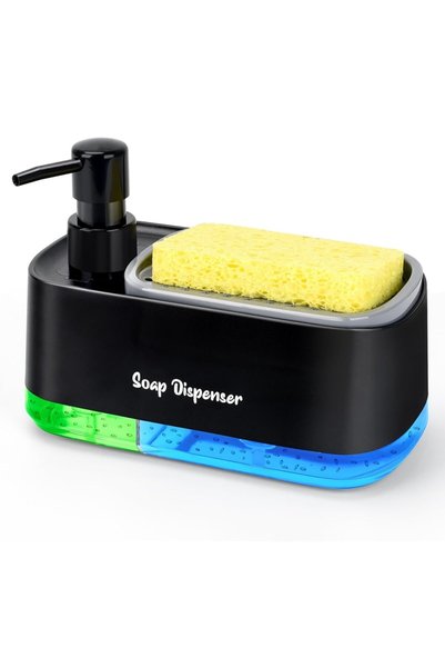NEXTLY Dozator de săpun lichid și detergent cu suport pentru burete, NEXTLY, ...
