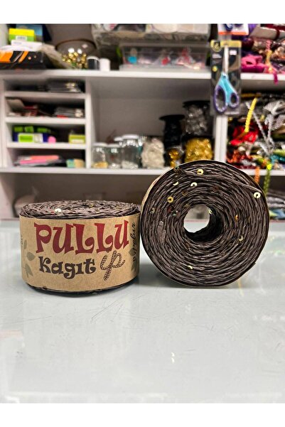 Pelura PULLU KAĞIT İP (250gr) TIĞ HOBİ EL ÖRGÜ İPİ ÇANTA SEPET SÜSLEME