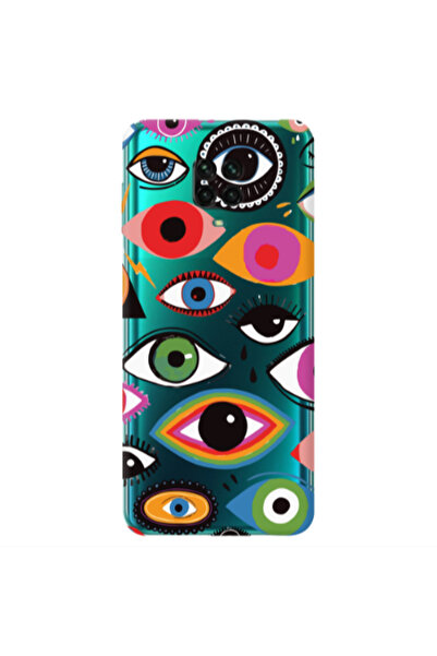 Other Xiaomi Redmi Note 9S Colorful eyes Transparent Silicone TPU Θήκη