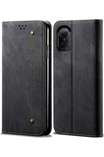 OEM Θήκη Βιβλίο με Λειτουργία Βάσης για Huawei Nova 9 SE, Μαύρο, Κωδικός: 01H...