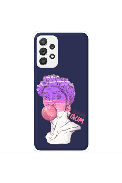 Other Samsung A72 Pin Bubble Dark blue Colored Silicone TPU Θήκη