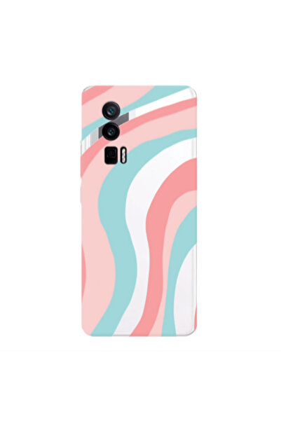 Other Xiaomi Poco F5 Pro Colored lines Transparent Silicone TPU Θήκη