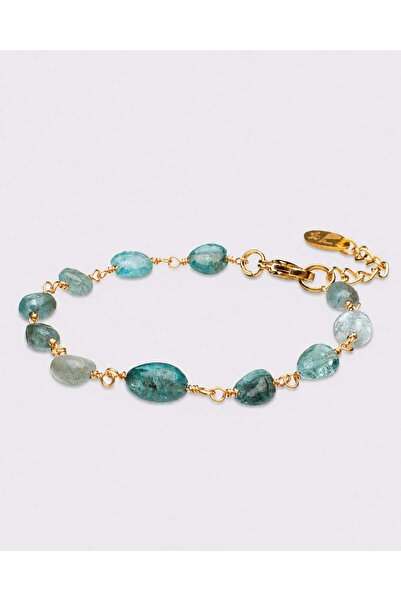 THE GEM STORIES JEWELRY Ανοιχτό Πράσινο Βραχιόλι Απατίτη