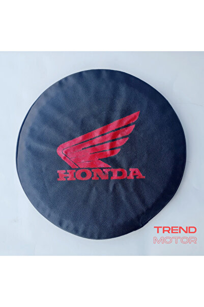 Swan Stepne Kılıfı Lastik Kılıfı Kırmızı - Honda Kinetic - Activa Motorsiklet