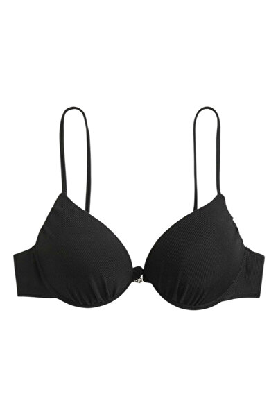 OEM Sutien dama, de baie, negru, cu burete, XS