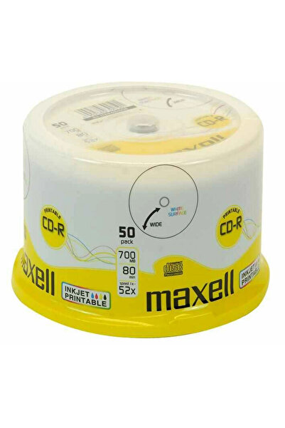 Maxell CD-R imprimabile 50/SET 700MB Cakebox