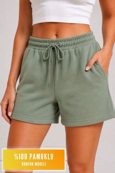 VELİZADE Women's Elastic Waist Comfort Model Comfortable Fit Pocketed Lycra 1...