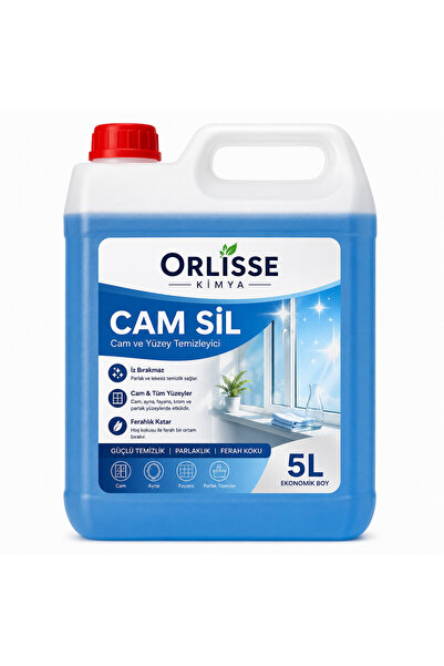 orlisse beauty cosmetic Orlisse Kimya Cam Sil 5 Litre Cam ve Yüzey Temizleyic...