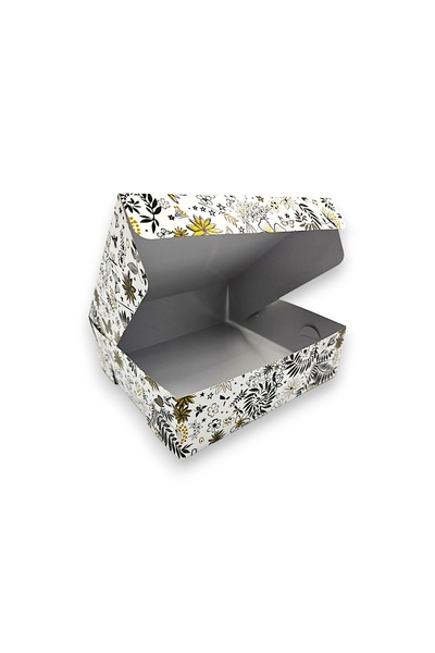 OEM CUTIE PRAJITURI CU INTERIOR LAMINAT 1 KG 21X20.5X6.3 CM 25 BUC/SET