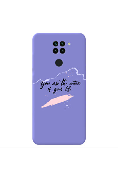 Other Xiaomi Redmi Note 9 You are the authors Purple Colored Silicone TPU Θήκη