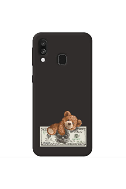 Other Samsung A40 Money Style Black Colored Silicone TPU Θήκη