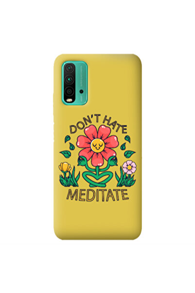Other Xiaomi Poco M3 Meditate Yellow Colored Silicone TPU Θήκη