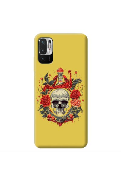 Other Xiaomi Redmi Note 10 Pro 5G Flower head Yellow Colored Silicone TPU Θήκη