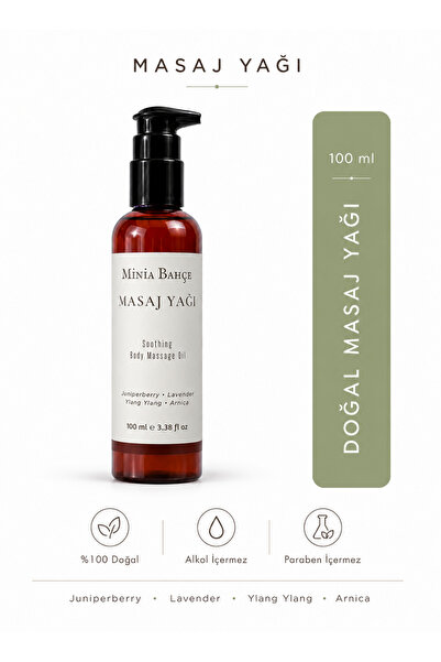 Minia Bahçe Bitki ve Sanat Atölyesi Lavanta Aromaterapi Masaj Yağı 100 ml | A...