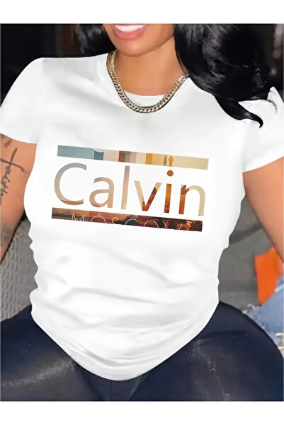 1177573 Fashionable Short-Sleeve T-Shirt with Round Neck Spring And Summer, F...