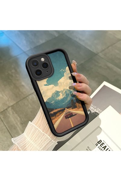 ucuc حافظة سيليكون سوداء متوافقة مع هاتف iPhone 11 Pro مع حماية للكاميرا ضد ا...