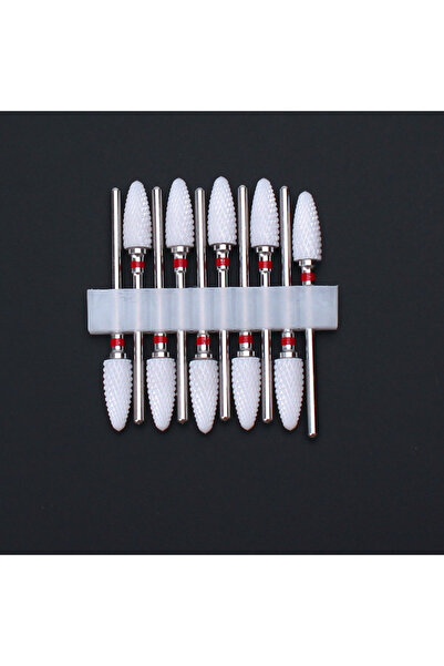Choice25 TC10P-07 10Pcs/set Ceramic Nail Drill Bit Set Rotate Burr Milling Na...