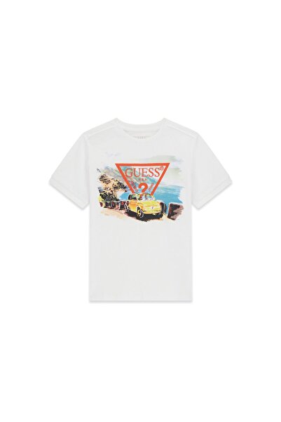 Guess Tricou băieți L6GI08K8HM4 Alb