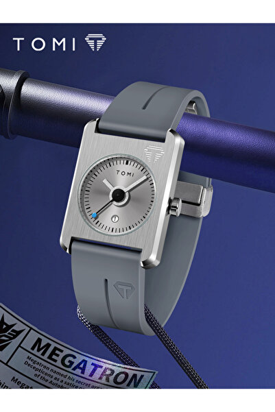 Choice5 Grey Men's fashion watches quartz watches square small dial wrist wat...