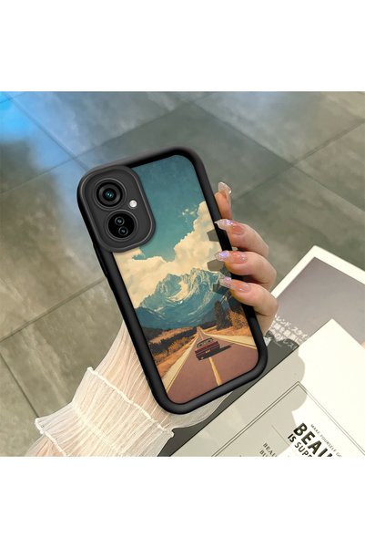 ucuc حافظة سيليكون سوداء متوافقة مع هاتف Tecno Camon 19 Neo(CH6i) مقاومة للصد...