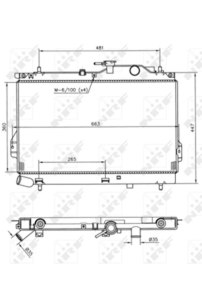 NRF Radiator Racire Motor HYUNDAI MATRIX