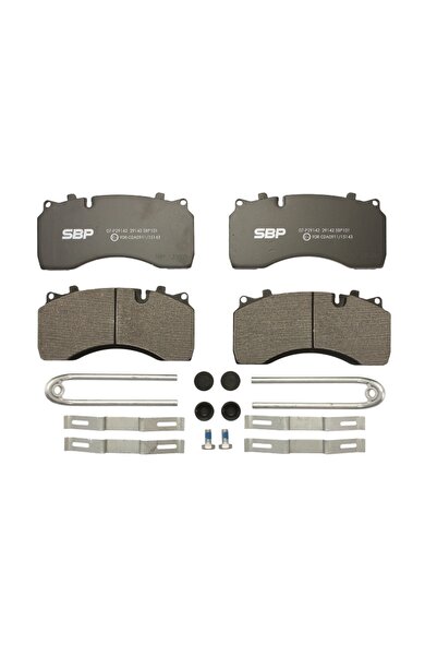 SBP Placute Frana Fata Wabco Pan 19-2 Daf Lf 55; Rvi Midlum Be123c-midr06.02....
