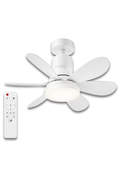 DAP Cata CT-1154 Lodos 62W Vantilatör LED Ampül 3 Renk Dimmerli ( Kumandalı -Tavan Montajlı)