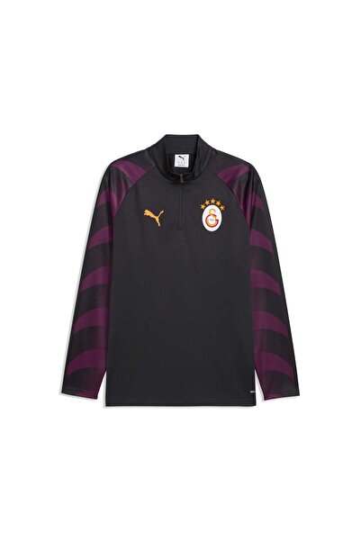 Puma GALATASARAY Ανδρικό μπλουζάκι με φερμουάρ και στενή εφαρμογή