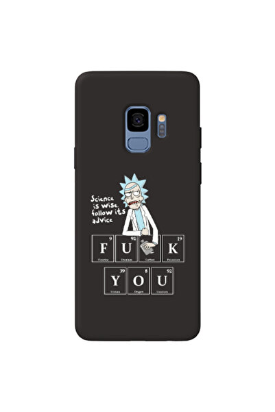 Other Samsung S9 Plus Rick Scince is wise Black Colored Silicone TPU Θήκη