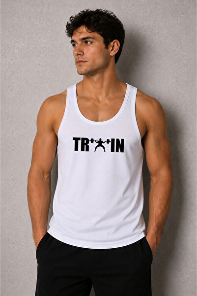 cesita Train Printed Men's Gym Fitness Athlete Singlet