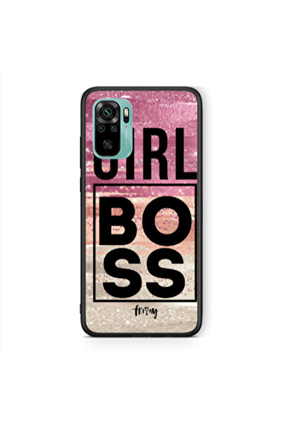 Other Xiaomi Redmi Note 10 4G Girl boss friday Black Glossy Θήκη