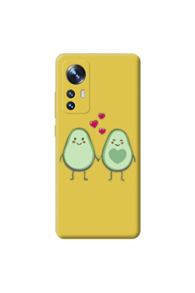 Other Xiaomi Mi 12 Avocados Yellow Colored Silicone TPU Θήκη
