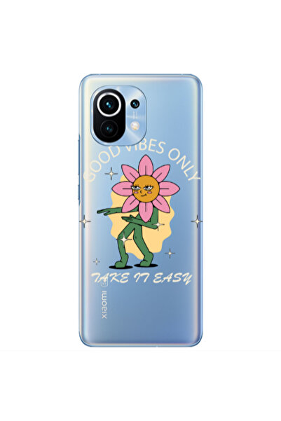 Other Xiaomi Mi 11 Good Vibes Only Transparent Silicone TPU Θήκη