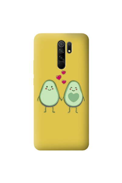 Other Xiaomi Redmi 9 Avocados Yellow Colored Silicone TPU Θήκη
