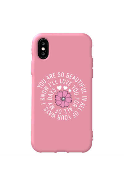 Other Apple iPhone X Your Ways Pink Colored Silicone TPU Θήκη