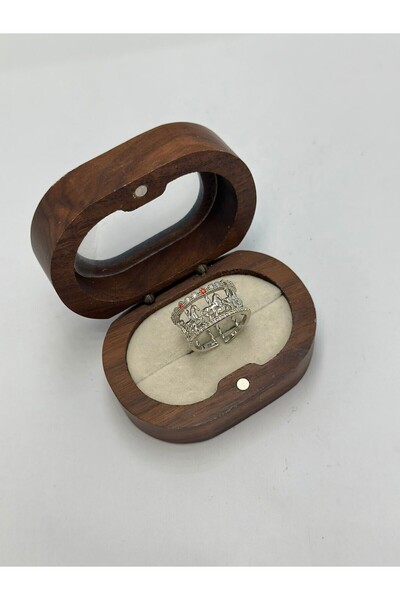 BYYEŞO Horse Detail Adjustable Steel Ring