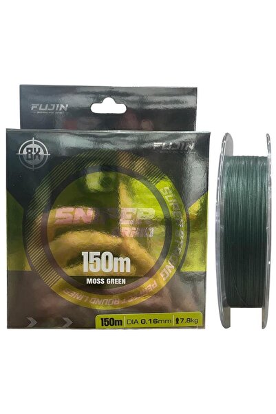 Fujin Sniper 8x 150mt 0.16mm 7.8kg İp Örgü Misina Koyu Yeşil