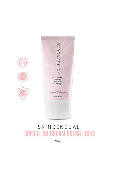 Skin Sensual Spf 50+ Bb Cream Extra Light 50 ml - Tinted Sunscreen Containing...