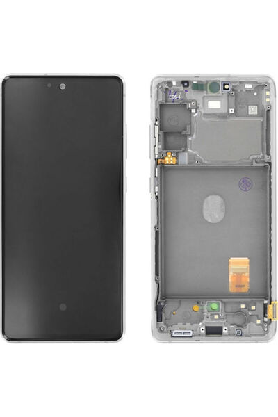 Samsung Οθόνη με μηχανισμό αφής και πλαίσιο για GALAXY S20 FE 5G (Λευκό) Κωδι...