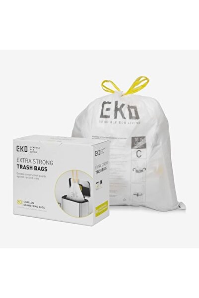 Yıldızan Eko Easy Dispensing Roll 80 Pieces Extra Strong Drawstring Small Tra...