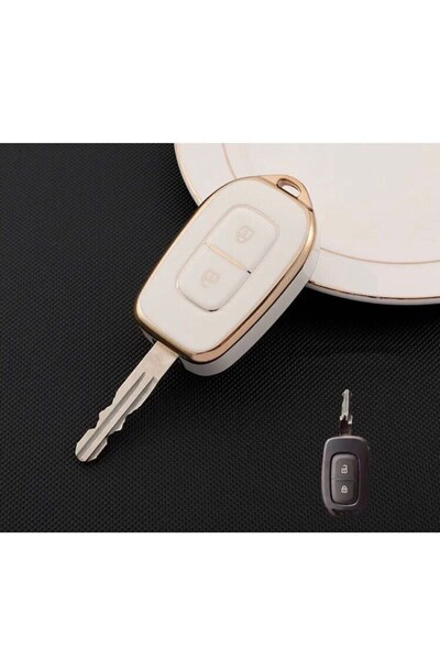 KeyRoN Dacia Duster Scenic Master Megane 2 Keys Nano Key Protection Case Whit...