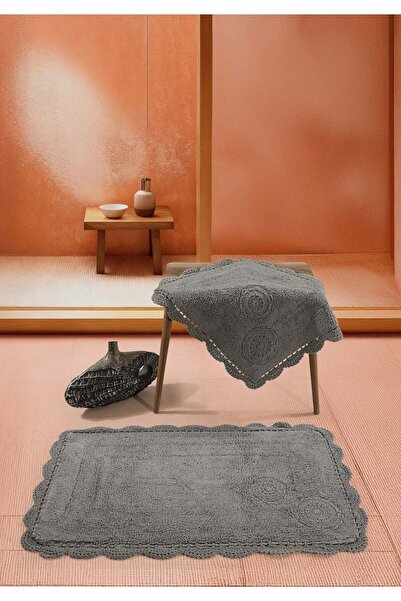 FeelHome Vellore Soft, Hand-Knitted, Dowry-Style, Absorbent 2-Piece 100% Cott...