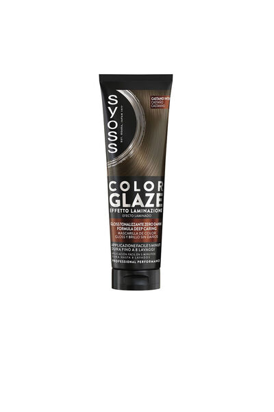 Syoss Color Glaze Mattierende Farbmaske Mit Laminiereffekt #braun 130 ml