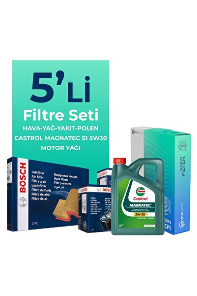 Bosch Fiat Albea 1.3 Dizel Filtre Bakım Seti CAST ROL Motor Yağlı (2002-2012)...