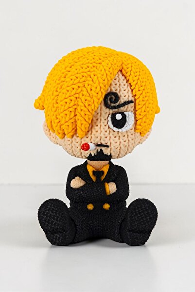 Hunga One Piece - Sanji - Yün Örgü Görünümlü Figür