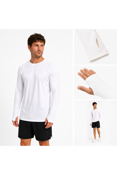 raru Too Uv 30 Protected Stretch Base Layer Lucis White