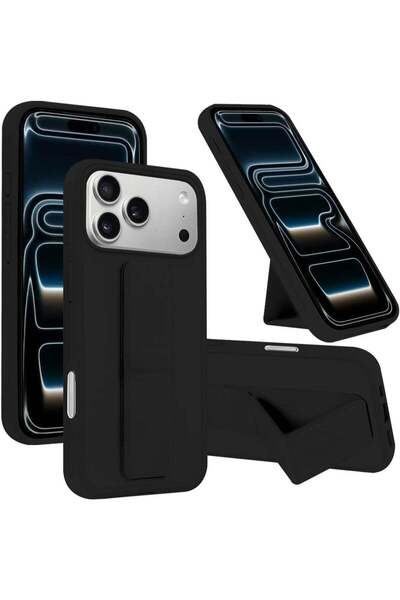Gennext Case for iPhone 17 Pro Max Back Stand Case Magnetic Car Holder Soft S...
